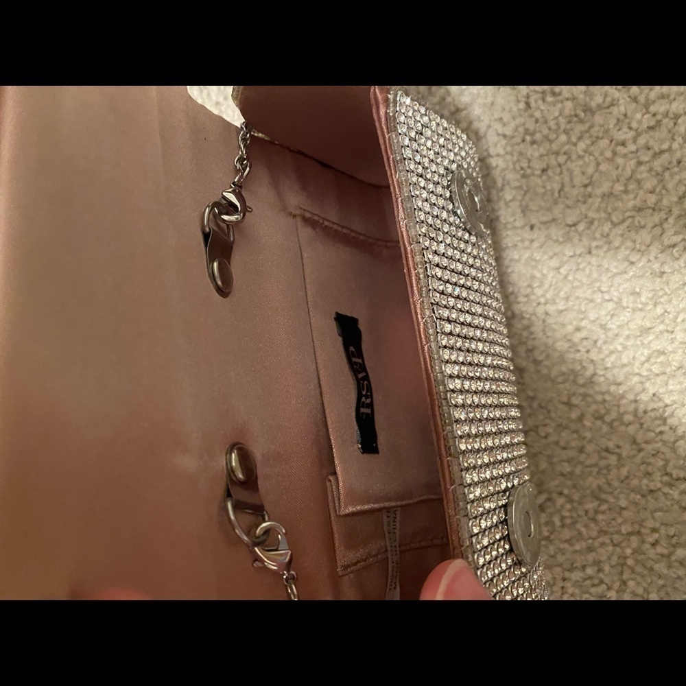 RSVP Rhinestone Clutch W/ Chain - Picture 10 of 15